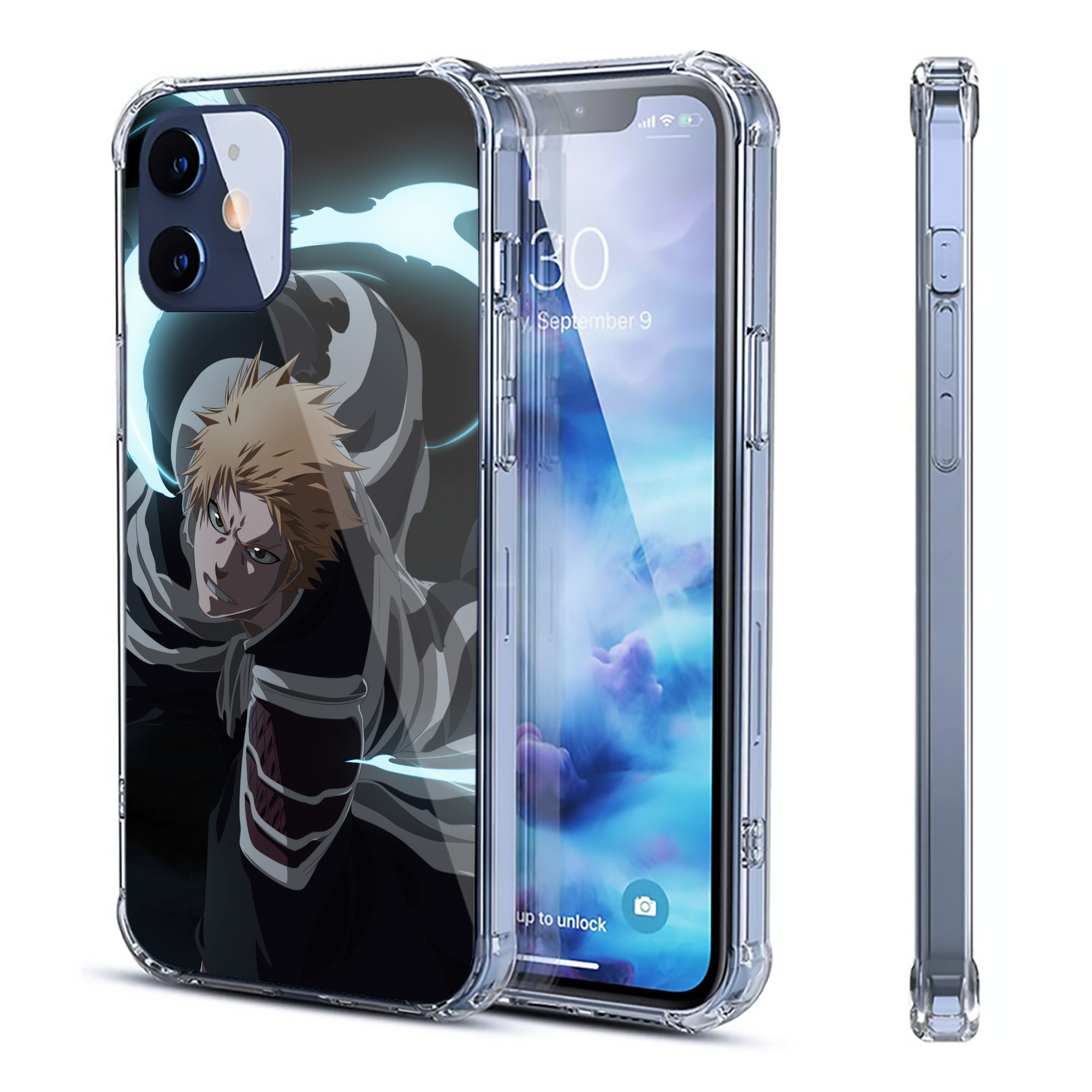 （画像用） ブリーチ BLEACH 【iPhone 12シリーズ対応】透明スマホケース（クリアソフトケース）